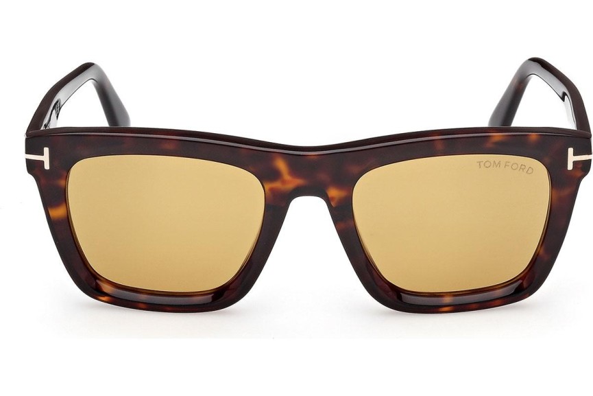 Ochelari de soare Tom Ford Lelio FT1207 52E Pătrați Havana