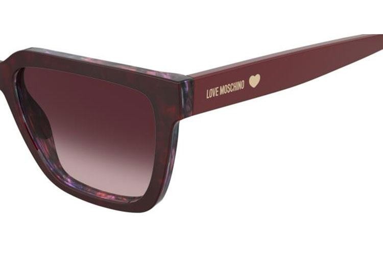 Ochelari de soare Love Moschino MOL087/S LHF/UQ Pătrați Roșii