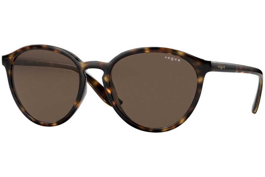 Ochelari de soare Vogue Eyewear VO5374S W65673 Rotunzi Havana