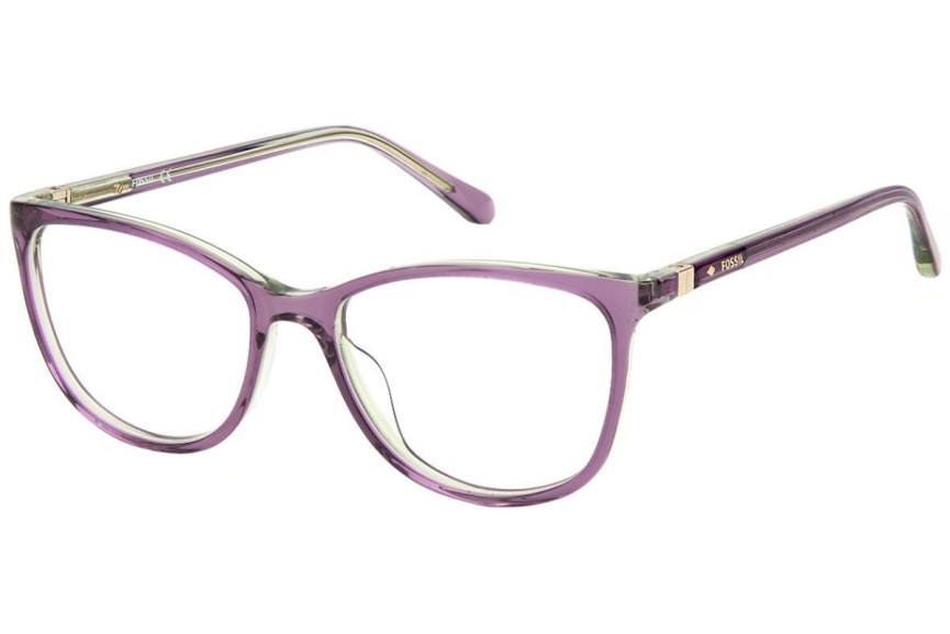 Ochelari Fossil FOS7071 0T7 Cat Eye Violeți