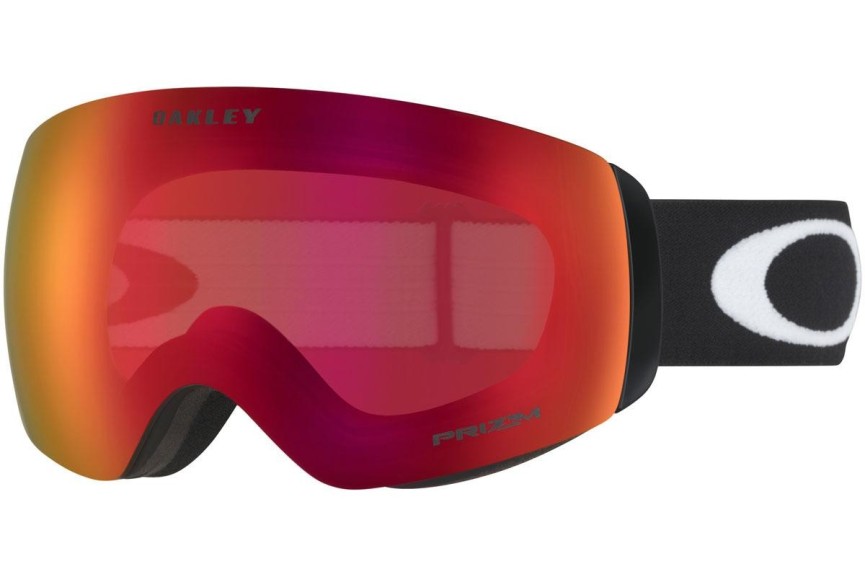 Ochelari de schi Oakley Flight Deck M OO7064-39 PRIZM Lentilă unică | Shield Negri