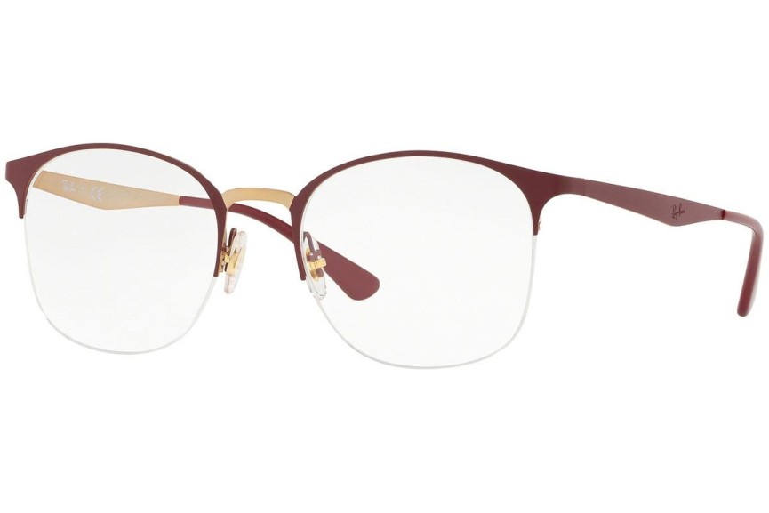 Ochelari Ray-Ban RX6422 3007 Pătrați Roșii