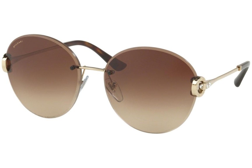 Ochelari de soare Bvlgari BV6091B 278/13 Rotunzi Aurii