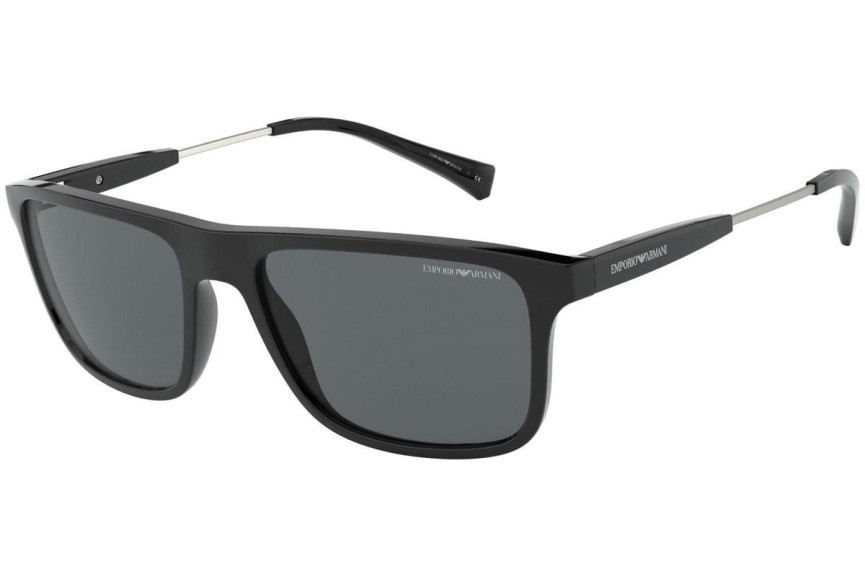 Ochelari de soare Emporio Armani EA4151 500187 Dreptunghiulari Negri