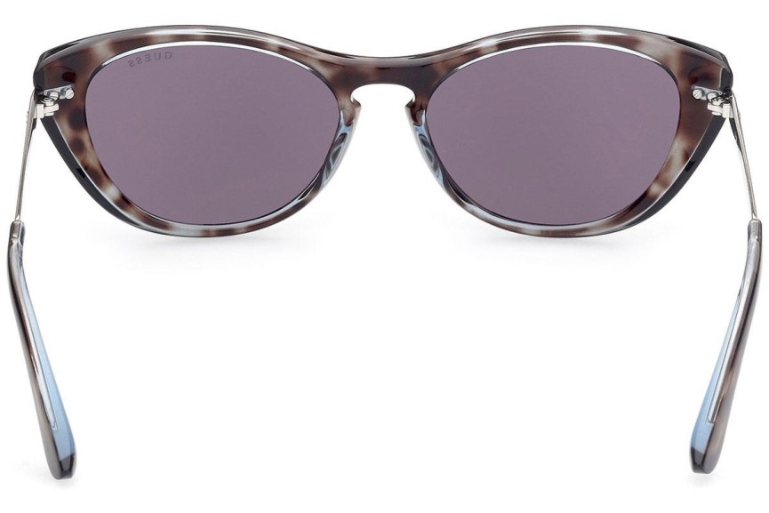 Ochelari de soare Guess GU7782 55Y Cat Eye Maro