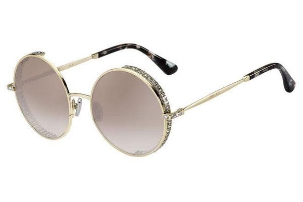 Ochelari de soare Jimmy Choo GOLDY/S 3YG/NQ Rotunzi Aurii