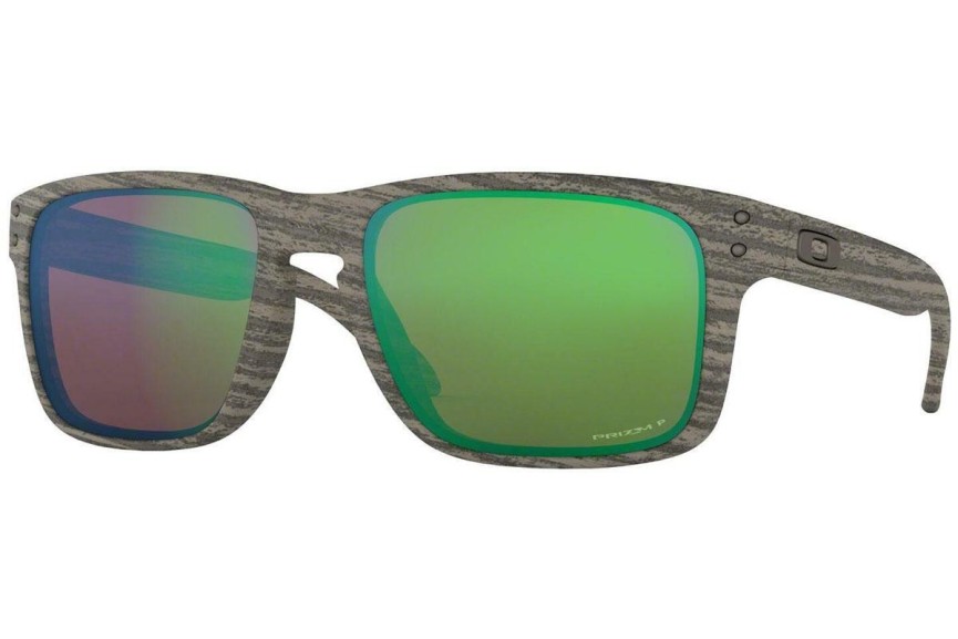 Ochelari de soare Oakley Holbrook OO9102-J8 Polarized Pătrați Maro