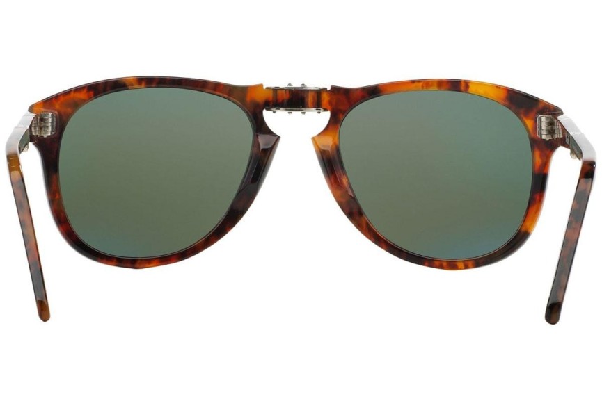 Ochelari de soare Persol Folding 714 Series PO0714 108/58 Polarized Pilot Havana