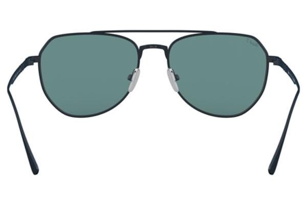 Ochelari de soare Persol PO5003ST 8002P1 Polarized Rotunzi Albaștri