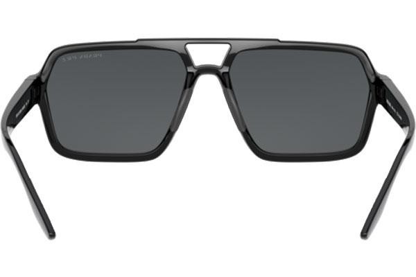 Ochelari de soare Prada Linea Rossa PS01XS 1AB02G Polarized Dreptunghiulari Negri