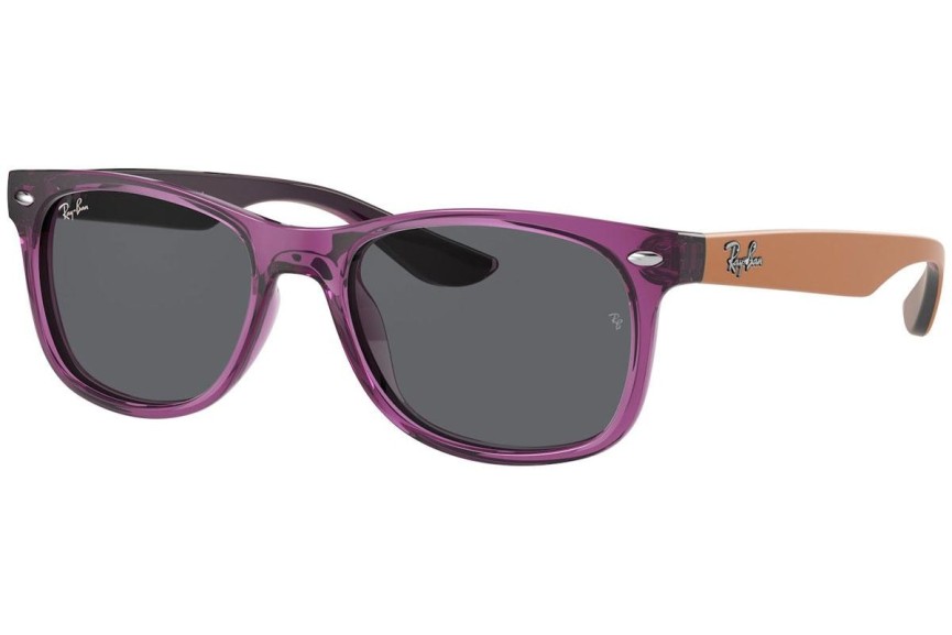 Ochelari de soare Ray-Ban Junior New Wayfarer Junior RJ9052S 706987 Pătrați Violeți