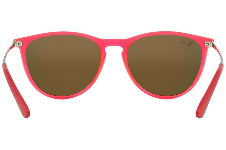 Ochelari de soare Ray-Ban Junior Junior Erika RJ9060S 70096Q Pătrați Roșii