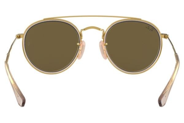 Ochelari de soare Ray-Ban Junior RJ9647S 223/73 Rotunzi Aurii