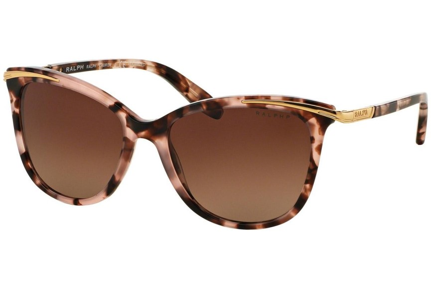 Ochelari de soare Ralph by Ralph Lauren RA5203 1463T5 Polarized Cat Eye Roz