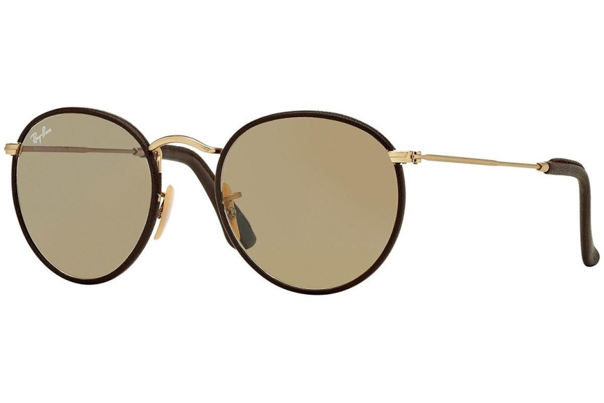 Ochelari de soare Ray-Ban Round Craft RB3475Q 112/53 Rotunzi Maro