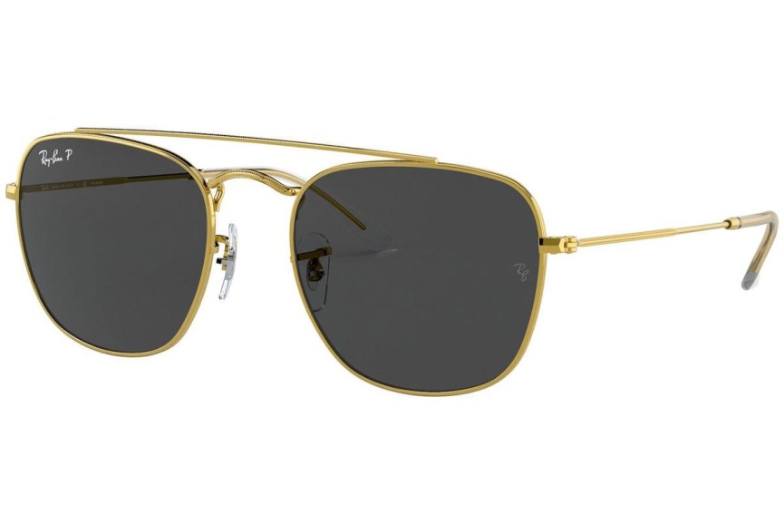 Ochelari de soare Ray-Ban RB3557 919648 Polarized Pătrați Aurii