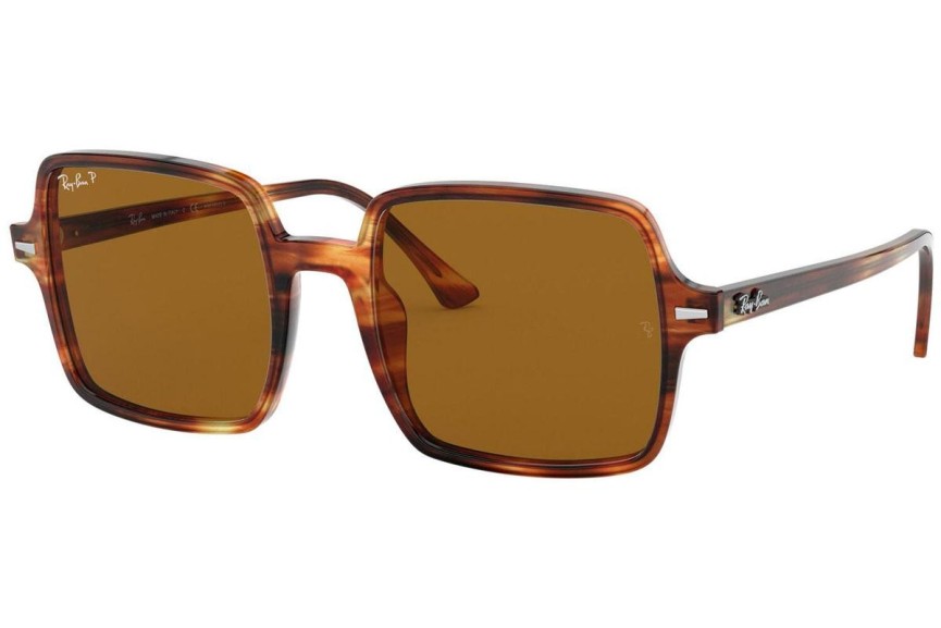 Ochelari de soare Ray-Ban Square II RB1973 954/57 Polarized Oversize Havana