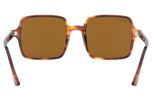 Ochelari de soare Ray-Ban Square II RB1973 954/57 Polarized Oversize Havana