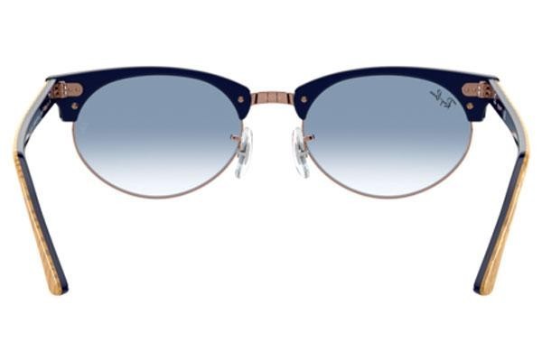 Ochelari de soare Ray-Ban Clubmaster Oval RB3946 13063F Browline Bej