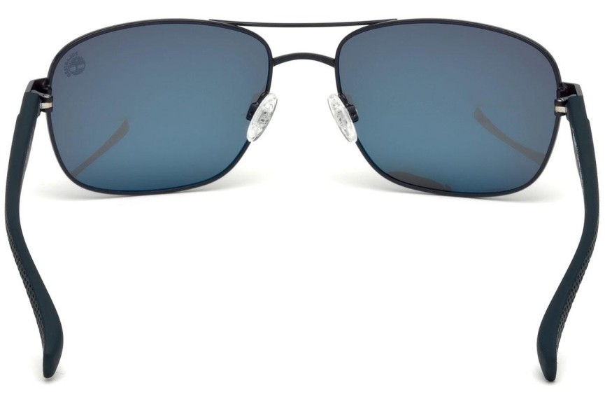 Ochelari de soare Timberland TB9136 91D Polarized Pilot Albaștri