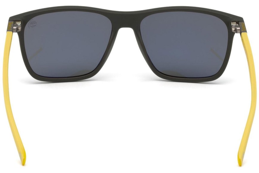 Ochelari de soare Timberland TB9198 97D Polarized Pătrați Verzi