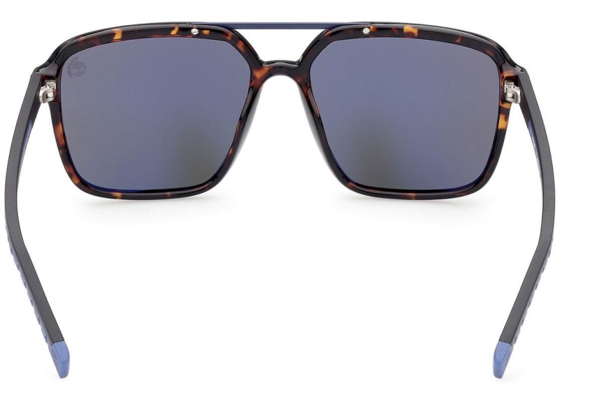 Ochelari de soare Timberland TB9244 52D Polarized Pilot Havana