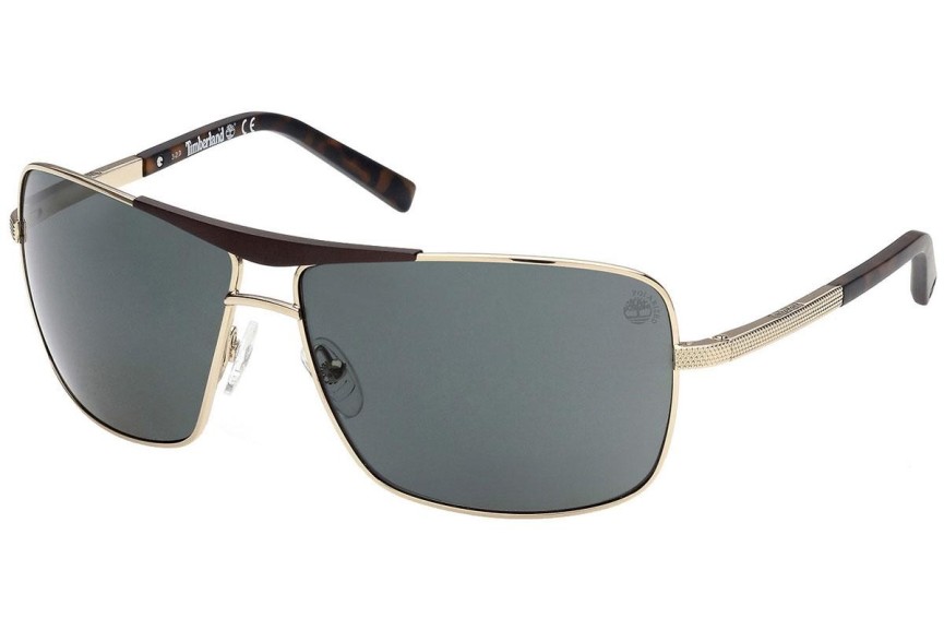 Ochelari de soare Timberland TB9258 32R Polarized Pilot Aurii