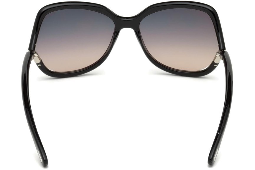 Ochelari de soare Tom Ford Anouk FT0578 01B Oversize Negri