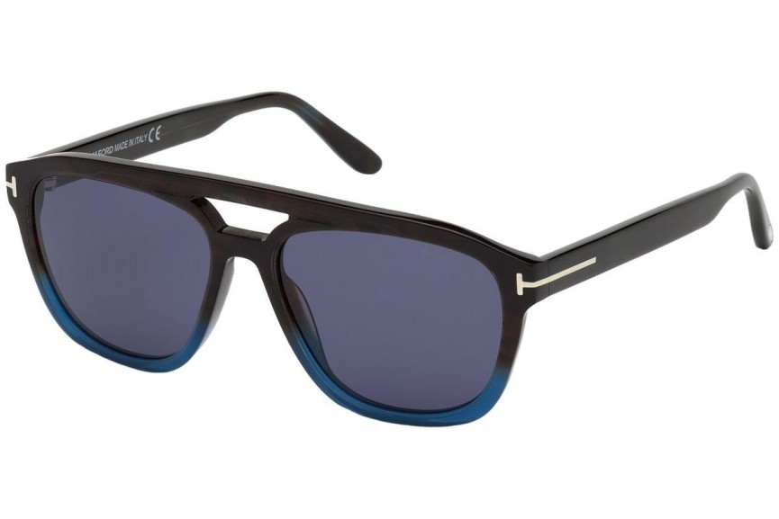 Ochelari de soare Tom Ford FT0776 55V Pătrați Havana