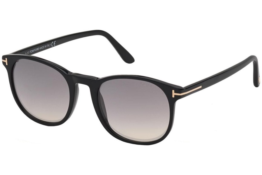 Ochelari de soare Tom Ford FT0858 01C Rotunzi Negri