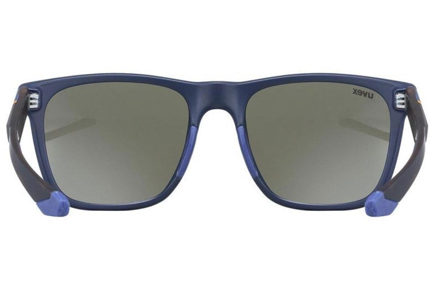 Ochelari de soare uvex lgl 42 Blue Mat / Havana S3 Pătrați Albaștri