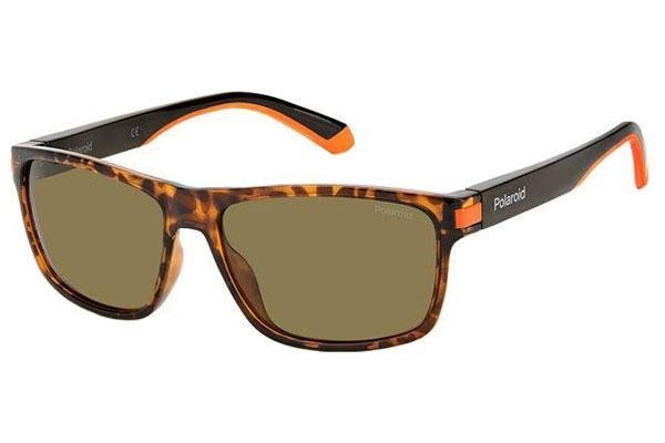 Ochelari de soare Polaroid PLD2121/S L9G/SP Polarized Dreptunghiulari Havana