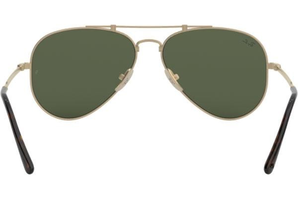 Ochelari de soare Ray-Ban Titanium Titanium Collection RB8125 913658 Pilot Aurii