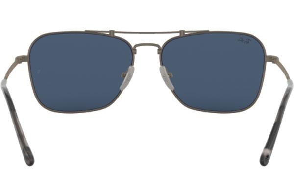 Ochelari de soare Ray-Ban Titanium Titanium Collection RB8136 9138T0 Pătrați Maro