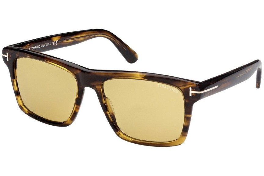 Ochelari de soare Tom Ford FT0906 55E Pătrați Havana