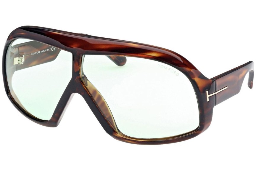 Ochelari de soare Tom Ford FT0965 52N Oversize Havana