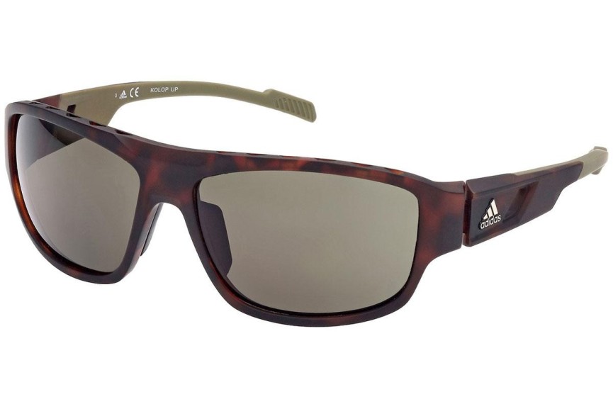 Ochelari de soare Adidas Sport SP0045 52N Dreptunghiulari Havana