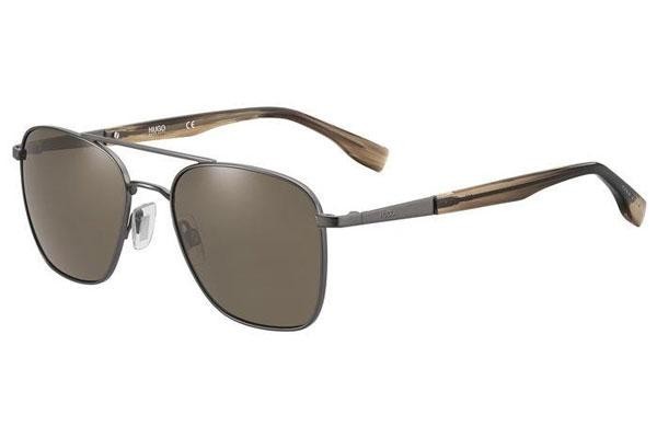 Ochelari de soare HUGO HG0330/S R80/70 Pilot Argintii