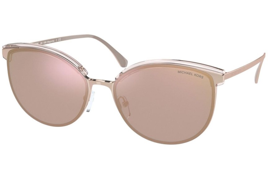 Ochelari de soare Michael Kors Magnolia MK1088 11086H Cat Eye Aurii