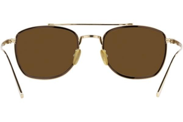 Ochelari de soare Persol PO5005ST 800957 Polarized Pătrați Aurii