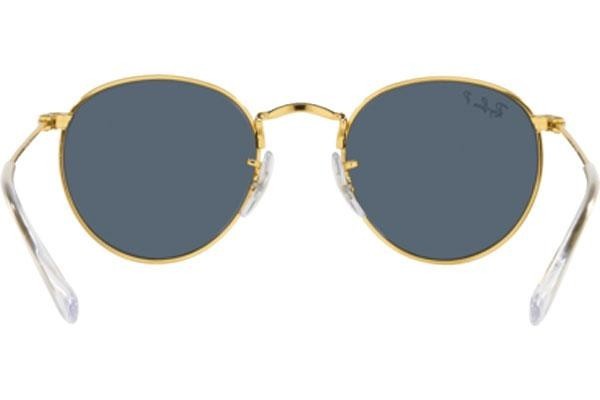 Ochelari de soare Ray-Ban Junior Round Junior RJ9547S 286/2V Polarized Rotunzi Aurii