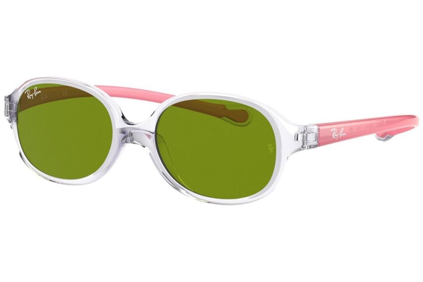 Ochelari de soare Ray-Ban Junior RJ9187S 7082/2 Ovali Cristal