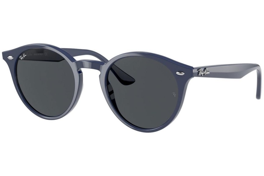 Ochelari de soare Ray-Ban RB2180 657687 Rotunzi Albaștri