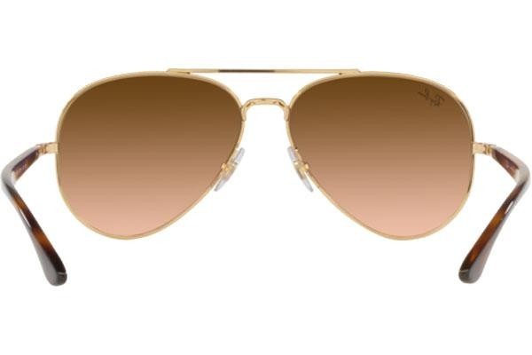 Ochelari de soare Ray-Ban RB3675 9127A5 Pilot Aurii