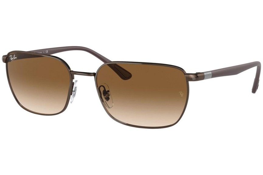 Ochelari de soare Ray-Ban RB3684 014/51 Dreptunghiulari Maro