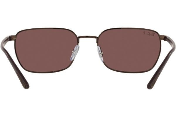 Ochelari de soare Ray-Ban Chromance Collection RB3684CH 014/AF Polarized Dreptunghiulari Maro