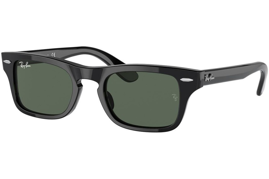 Ochelari de soare Ray-Ban Junior Burbank Jr RJ9083S 100/71 Dreptunghiulari Negri