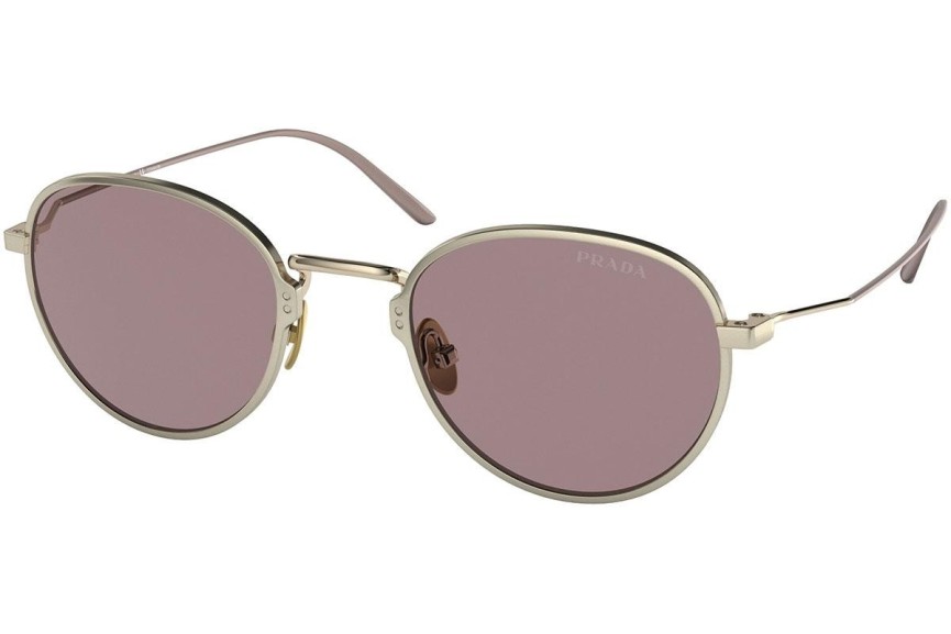 Ochelari de soare Prada PR53WS 06Q06I Rotunzi Aurii