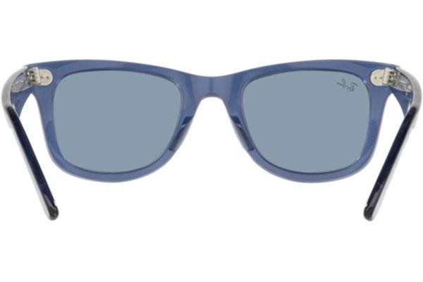 Ochelari de soare Ray-Ban Wayfarer RB2140 658756 Pătrați Albaștri