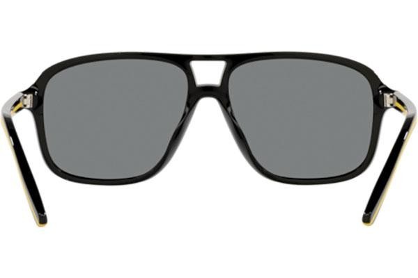 Ochelari de soare Polo Ralph Lauren PH4177U 552387 Pilot Negri